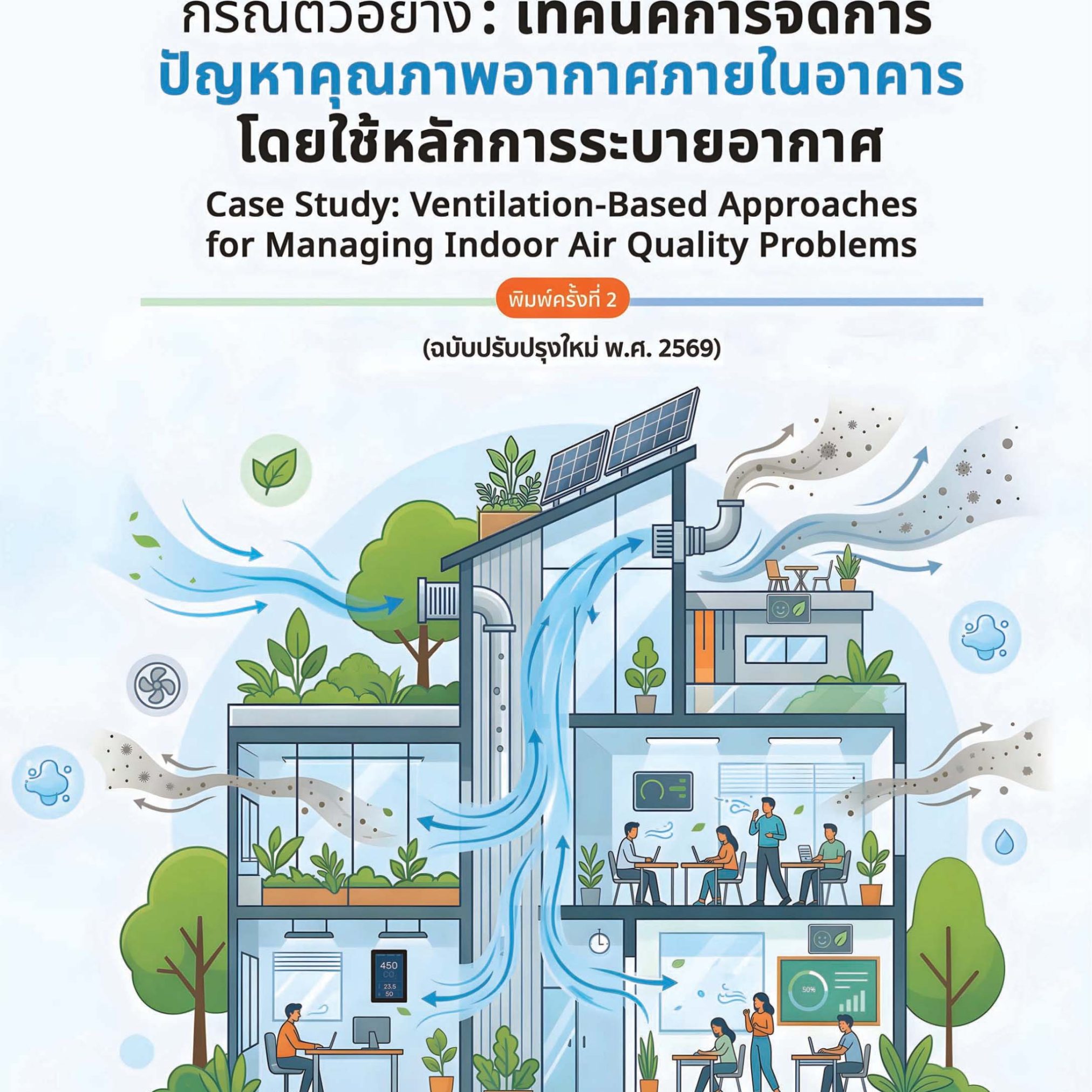 Alternative view of กรณีตัวอย่าง: เทคนิคการจัดการปัญหาคุณภาพอากาศภายในอาคารโดยใช้หลักการระบายอากาศ