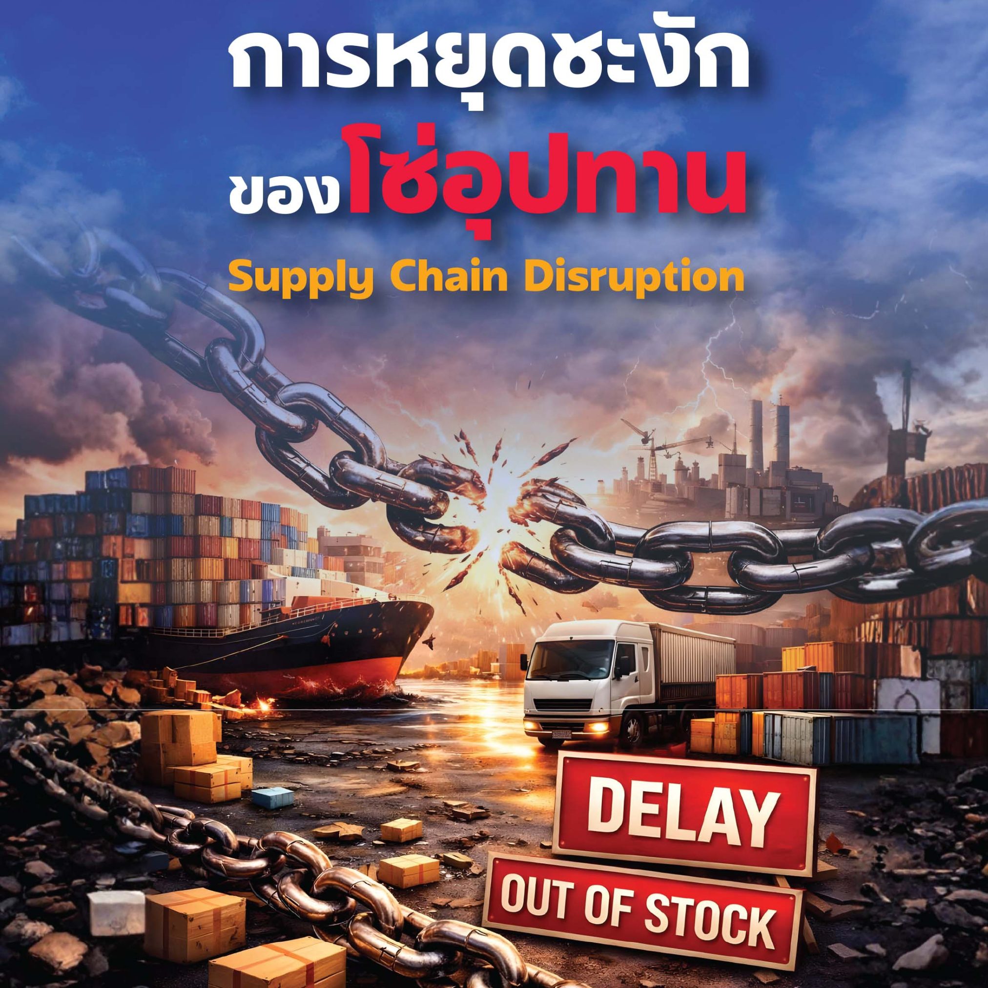Alternative view of การหยุดชะงักของโซ่อุปทาน